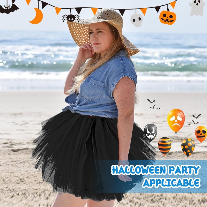 Fynnsure 5 Layers Plus Size Tutu Skirts for Women Extra Large Tulle Skirt 80s Adult Tutu Skirts Tutus Halloween Costumes - Image 5